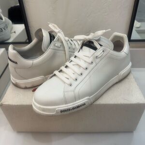 Dolce & Gabbana Classic White Sneakers
